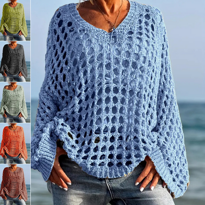 Nya ankomster📦 👗 Klassisk enfärgad crochet-topp – tidlös stil som matchar allt