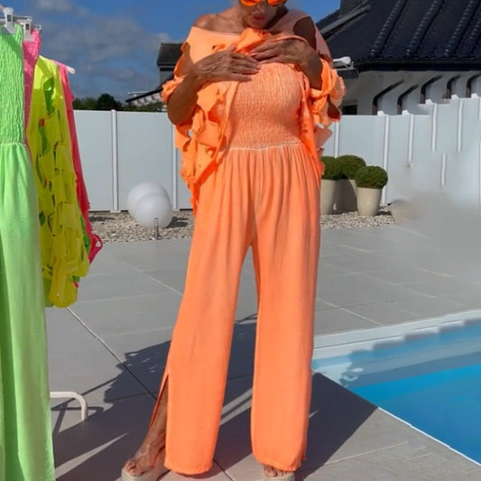 ✨ Set med topp och jumpsuit med cut-out