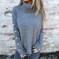 Casual Turtleneck-tröja för kvinnor