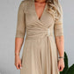 🌸New Arrival 50%OFF💖Women's Deep V-Neck Wrap Maxi Dress