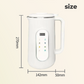 🔥 Multifunctional Nut Milk Maker – Make Almond, Oat & Soy Milk in Minutes! 🌰🥛