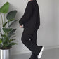 Zip-Up Track Jacket & Wide-Leg Pants Set för damer🔥Köp 2 och få fri frakt