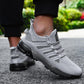 Andningsbara sneakers i mesh för herr