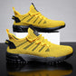 Andningsbara sneakers i mesh för herr