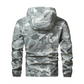 Camouflage Huvjacka med Flera Fickor för Herrar