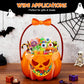👻Halloween-bästsäljare🎃Halloween-transparenta pumpapåsar✨Perfekta för fester, trick-or-treat och klassrumspresenter