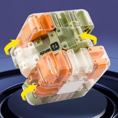 🎁🎄För julförsäljning 45% rabatt🧩Stor labyrint 3D-pussel labyrint kub - engagerande hjärngympa leksa