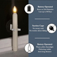 LED-koniska ljus med sensor och sugkopp
