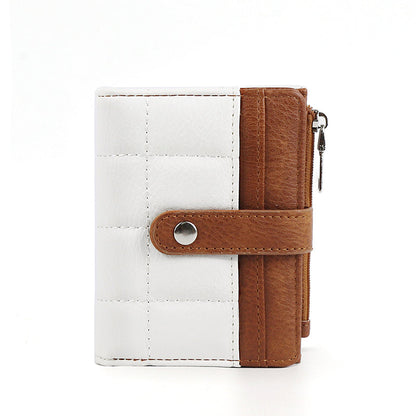 Women's Stylish PU Small Card Holder Bifold Wallet