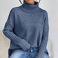 Damkläder Enfärgad turtleneck-tröja🎁Köp 2 och få fri frakt