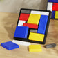 🧩 KÖP 2 FÅ 3! ✨ Kreativt Geometriskt Blockpussel - Utvecklar Spatialt Tänkande och Fantasi för Barn och Vuxna 🔷🎨