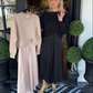 Elegant 2-delat set för kvinnor: Twist-Knot-top och maxiklänning🎁Köp 2 och få fri frakt