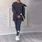 Bästsäljare🔥 🧘‍♀️ Mjukt set med sweatshirt och leggings – perfekt för träning och lediga dagar