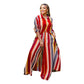 🥳2026 HOT SALE🥳💞50K+ SÅLD!👵☕ 50% RABATT! 2-delad randig outfit – två sätt att bära! Långärmad topp + bekväma byxor. Mixa och matcha eller bär tillsammans. Mjuk, andningsbar och enkel stil. Din nya favorit. 🌸👚
