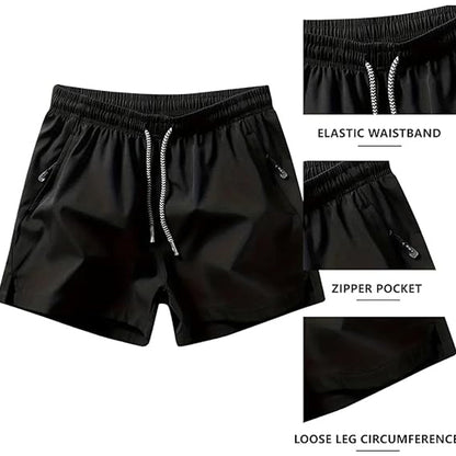 🏃‍♂️🔥 50% RABATT! | Snabborkande Sportshorts för Herr – Säkra Fickor & Elastisk Midja!