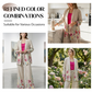 Chic blommig accent casual kostymset för kvinnor