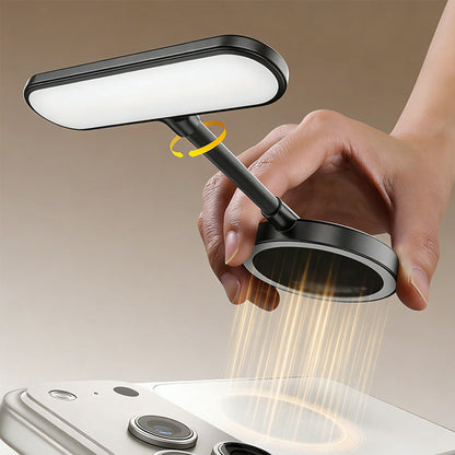 Bärbar, justerbar magnetisk selfie-lampa