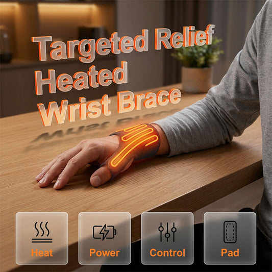 ⚡🔥 Uppvärmd handledsstöd med massage – 50% RABATT! Lindrar smärta snabbt & effektivt