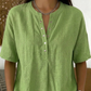 🔥🔥Enfarget fritidsbluse for damer