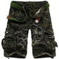 🩳 50% RABATT NU! 🧵 Herr Multi-Ficka Cargo Shorts – Klassisk Cargostil, Hållbart Tyg & Mångsidig för Alla Tillfällen ✨