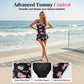 👙 50% RABATT! 🌸 Dam blommig swimdress – Inbyggt stöd, magkontroll & snabbtorkande stretch – Figurslöjande & perfekt för bad, strand eller pool 💕