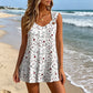 🌺👚 Ärmlös blommig V-ringad topp