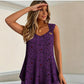 🌺👚 Ärmlös blommig V-ringad topp