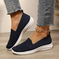 Andningsbara slip-on-promenadskor i mesh för damer