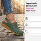 👡🌬️ Andningsbara slip-on sandaler med tjock sula