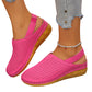 👡🌬️ Andningsbara slip-on sandaler med tjock sula