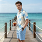 👕🌴 Tropiskt herrset med campkrage och shorts