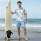 👕🌴 Tropiskt herrset med campkrage och shorts