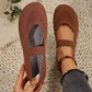 👟🌬️ Andningsbara stickade ballerinaskor med halkskydd