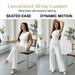 👗👖 Elegant peplum tvådelat set med vida ben