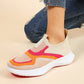 👟💨 Andningsbara lätta slip-on sneakers i färgblock