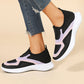 👟💨 Andningsbara lätta slip-on sneakers i färgblock