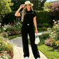 👗👖 Elegant avslappnat set med vida ben och dragsko