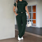 👗👖 Elegant avslappnat set med vida ben och dragsko