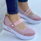 👟🌬️ Andningsbara slip-on plattformsskor