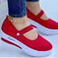 👟🌬️ Andningsbara slip-on plattformsskor