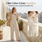 ✨ Korsad halterneck jumpsuit med elegant och luftig design