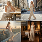 ✨ Korsad halterneck jumpsuit med elegant och luftig design
