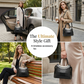 👜✨ Glansig krokodilpräglad handväska