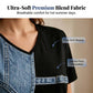 👕🌸 Ultramjuk V-ringad t-shirt med snyggt denimtryck