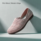 👟 Andningsbara vävda slip-on ballerina