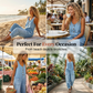 👗👖 Casual jumpsuit med vida ben, fickor och vintageknappar