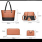 👜✨ 4-delat handväskeset i PU-läder