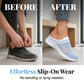 👟🌬️ Andningsbara mesh slip-on skor med halkskydd