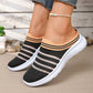 👟🌬️ Andningsbara mesh slip-on skor med halkskydd