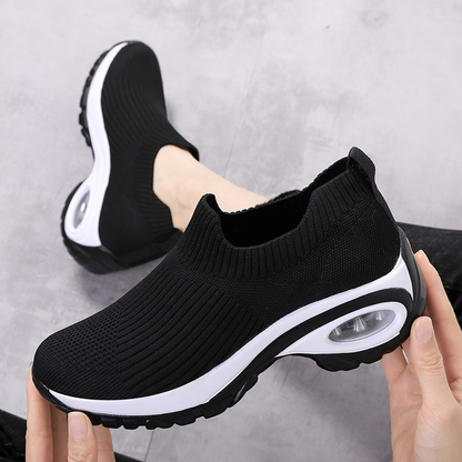 👟🦶 Ortopediska mesh slip-on skor med dämpning